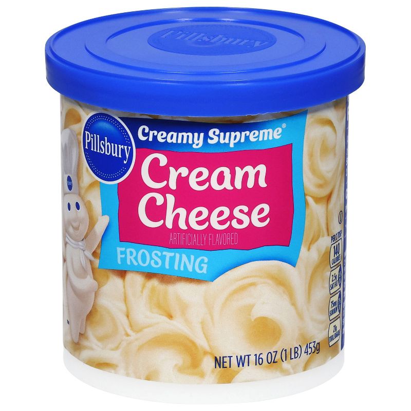 Pillsbury Creamy Supreme Cream Cheese Frosting - 16oz, 1 of 8