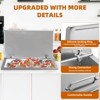Drop in Ice Chest, Stainless Steel Commercial Ice Bin with Hinged Cover, Outdoor Kitchen Ice Bar for Drinks - 4 of 4
