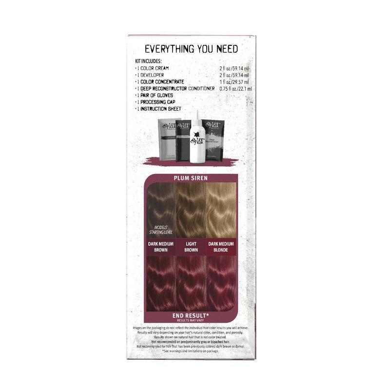 Splat Double Lift Kit Permanent Hair Color - Plum Siren - 5.75 fl oz, 3 of 11