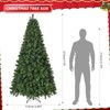 6ft Pre-Lit Artificial Christmas Tree w/1060  Branch Tips & 250 Multi-Color LED Lights - 4 of 4