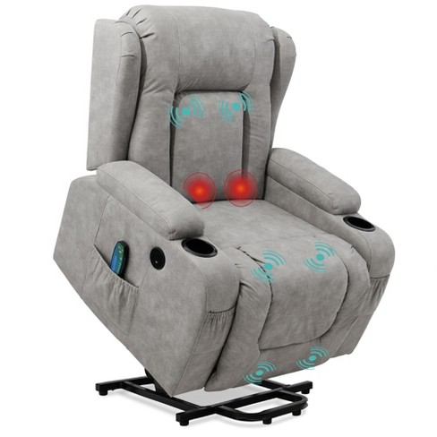 Electric recliner chairs with deals heat and massage