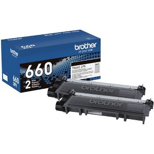 Brother High Yield Laser Toner Cartridge - Twin-pack - TN6602PK - 1 of 4