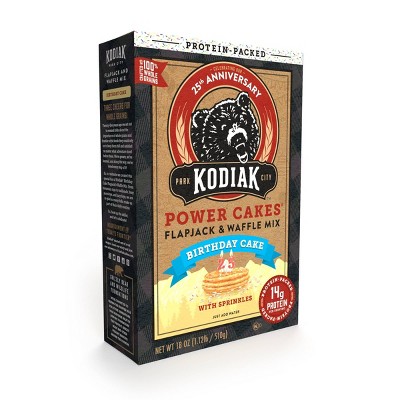 Kodiak Protein-Packed Flapjack &#38; Waffle Mix Birthday Cake - 18oz