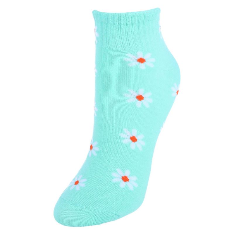 CTM Women's Assorted Low-Cut Ribbed Comfortable Socks (6 Pair Pack), 4 of 7