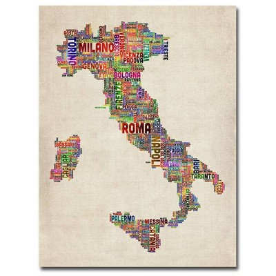 24" x 32" Italy II by Michael Tompsett - Trademark Fine Art