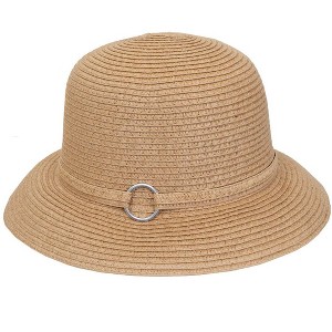 Magid Straw Metal Ring Bucket Sun Hat - 1 of 1