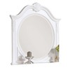 Royal Hampton Dresser Mirror, 42 Inch Carved Frame, Classic White Solid Wood - 2 of 4