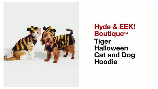 Tiger Halloween Cat and Dog Hoodie - Hyde & EEK! Boutique™, 2 of 7, play video