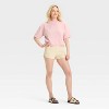 Women's Leisure Studio Mid-Rise Loop Terry Pull-On Shorts - Universal Thread™ - 3 of 3