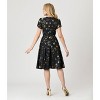 Unique Vintage Women's Dahlia Swing Dress - 2 of 4