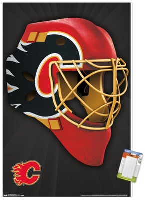 Trends International Nhl Calgary Flames - Retro Logo 13 Unframed Wall  Poster Print White Mounts Bundle 22.375 X 34 : Target