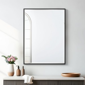 Dovelina Beveled Edge Rectangle Decorative Wall Mirror - 1 of 4
