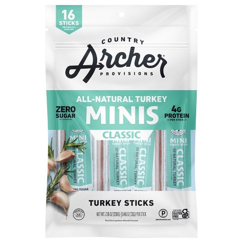 Country Archer Rosemary Turkey Mini Sticks - 16ct/7.36oz : Target