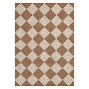 Washable Modern Geometric Rugs for Living Room Bedroom, Indoor Contemporary Floor Carpet for Dining Room Office Kitchen - 1 of 4