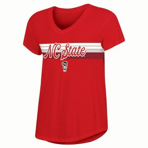 NCAA NC State Wolfpack Women's V-Neck T-Shirt - 1 of 3