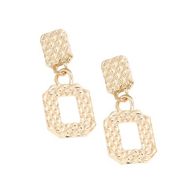 SOHI Women's California Gold Party Stone Drop Earring