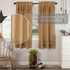 Simple Life Flax Khaki Ruffled Short Panel Set of 2 63x36 - 2 of 4