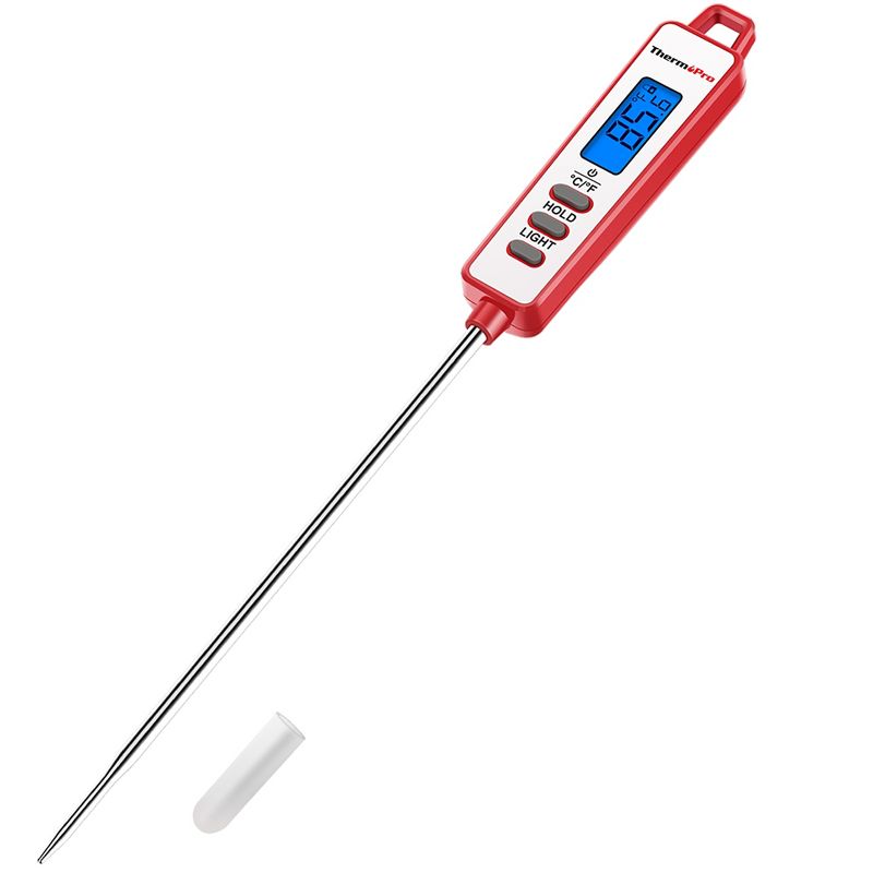 ThermoPro TP01AW Digital Meat Thermometer Long Probe Instant Read Food Cooking Thermometer for Grilling BBQ Smoker Grill Kitchen Thermometer, 1 of 12