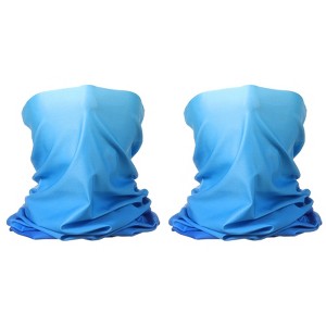 Unique Bargains Breathable Cycling Sunscreen Bandana Neck Gaiter Face Masks 2 Pcs - 1 of 4