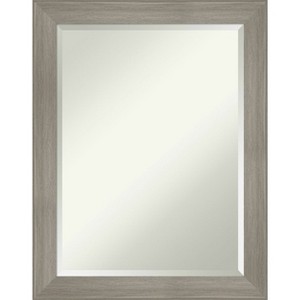 Amanti Art Grand Narrow Beveled Framed Bathroom Vanity Wall Mirror - 1 of 4
