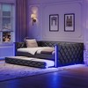 Whisen Full XL Upholstered Daybed with Trundle - 2 of 4