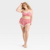 Women's Woven Bralette & Short Undergarment Set - Colsie™ - 3 of 3