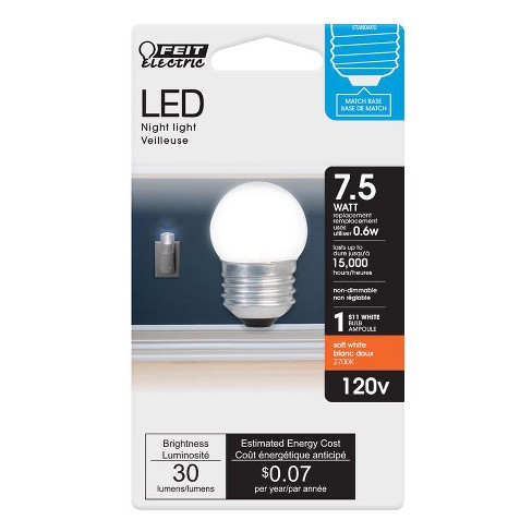 Feit Electric S11 E26 (medium) Led Bulb Soft White Clear 7.5 Watt ...