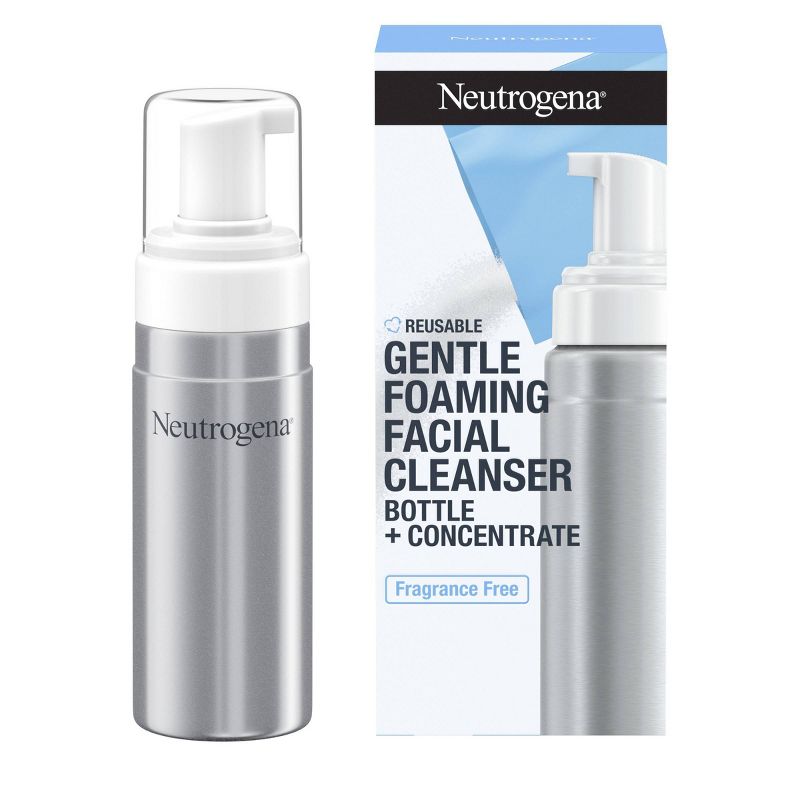Neutrogena Gentle Foaming Facial Cleanser Starter Kit - Fragrance Free - 8oz, 1 of 16