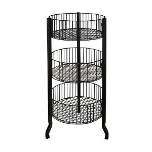Azar Displays Three-Tiered Large Wire Bin - 1 of 4