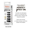 Sally Hansen Salon Effects Perfect Press-On Nails Kit - Onyx-pected - 24ct - 4 of 4