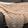 Lavish Home 60x70in Faux Fur Throw Blanket for Couch, Bed, or Chair - 3 of 4