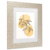 Trademark Fine Art - jay stanley  Boho Fruits 2 Matted Framed Art - 3 of 4