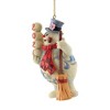 Jim Shore 4.25 In Frosty 2021 Dated Ornament Snowman Dated Tree Ornaments - 3 of 3