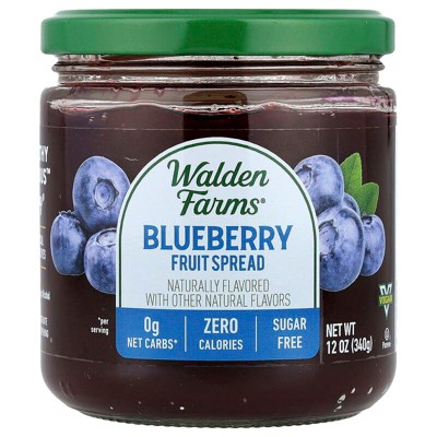 Walden Farms Calorie Free Fruit Spread Blueberry 12 oz
