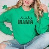 Simply Sage Market Women's Graphic Sweatshirt Lucky Mama Buffalo Plaid - 2 of 3