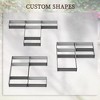 Steel Raised Garden Bed, Set of 5 Large Box Planters for Outdoor Plants Vegetables Flowers Herbs, 8x8x1ft - 4 of 4