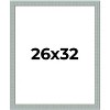 PosterPalooza | Refined Blue Picture Frame - UV Acrylic, Foam Board Backing, Hanging Hardware - 2 of 4