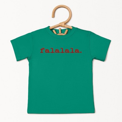 The Juniper Shop Fa La La Puff Print Toddler Short Sleeve Tee