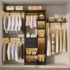 Aheaplus 96'' W Closet Organizer System with Drawers and Hanging Rods - 3 of 4