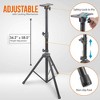 Pyle Tripod Speaker Stand Holder Mount PSTND1 - Steel Construction, Adjustable Height, 100 lbs Capacity - 2 of 4