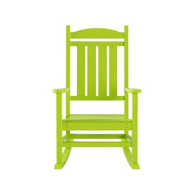 WestinTrends All-Weather Outdoor Patio Poly Classic Porch Rocking Chair