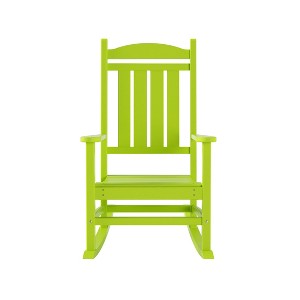 WestinTrends All-Weather Outdoor Patio Poly Classic Porch Rocking Chair - 1 of 3