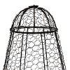 Sunnydaze Chicken Wire Cloche Plant Protector with Removable Cover - 6-Pack - 2 of 4