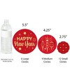 Big Dot of Happiness Lunar New Year - 2025 Year of the Snake Giant Circle Confetti - Party Decorations - Large Confetti 27 Count - image 3 of 4