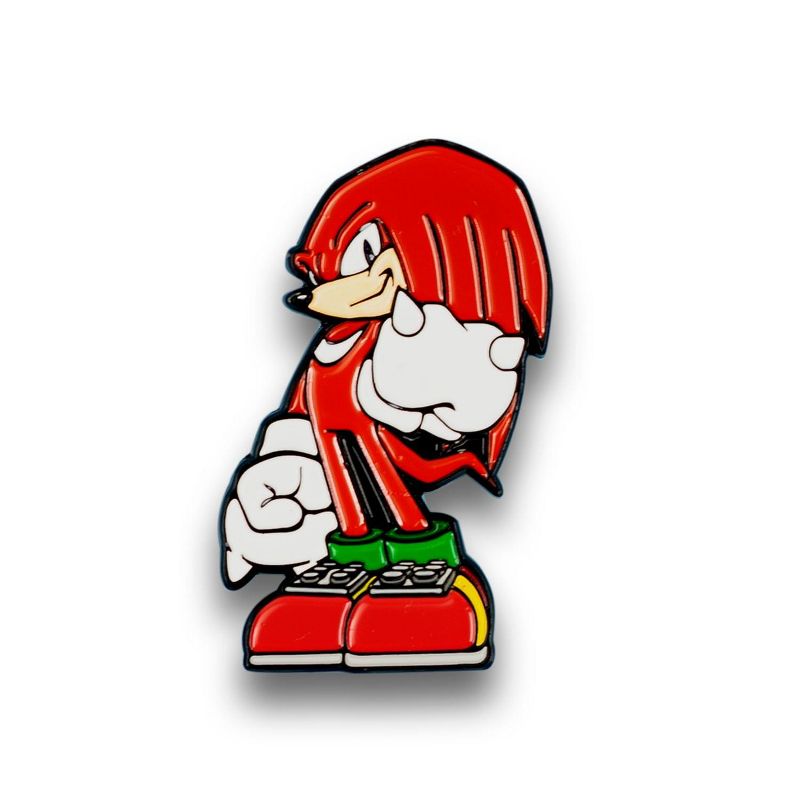 Just Funky Sonic The Hedgehog Knuckles Enamel Pin | Official Sonic Series Collectible, 1 of 5