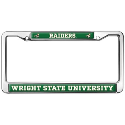 Wright State University Raiders Logo Full Size Standard License Plate Metal Frame