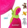 Trunki Kid's Travel Neck Pillow & Chin Rest | Support Sleepy Heads in the Car Seat, Plane, Bike or Stroller | Yondi SMALL Betsy (Pink) - 3 of 4