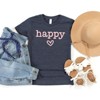 The Juniper Shop Happy Heart Girls Short Sleeve Tee - 2 of 2