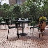 Flash Furniture Nash Commercial Grade Steel Indoor-Outdoor Stackable Chair with 2 Slats and Arms, Set of 2 - 2 of 4
