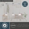 Vaxcel Da Vinci 3 - Light Pendant in  Brushed Nickel - 4 of 4